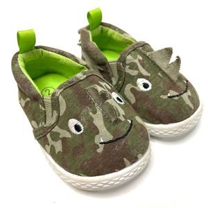 3/$15 Dinosaur Slip On Sneakers